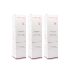 lot de 3 laits corps anti-âge raffermissant naturel Pech Cerciat peptides de lait Provence